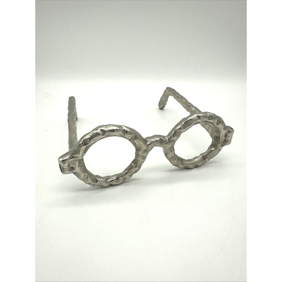 Sagebrook Home Abstract Round Glasses Aluminum Sculpture Decoration, Room or ... - Picture 1 of 4